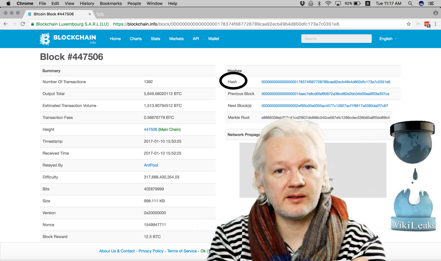 He’s Alive: Julian Assange Used the Bitcoin Blockchain for ...