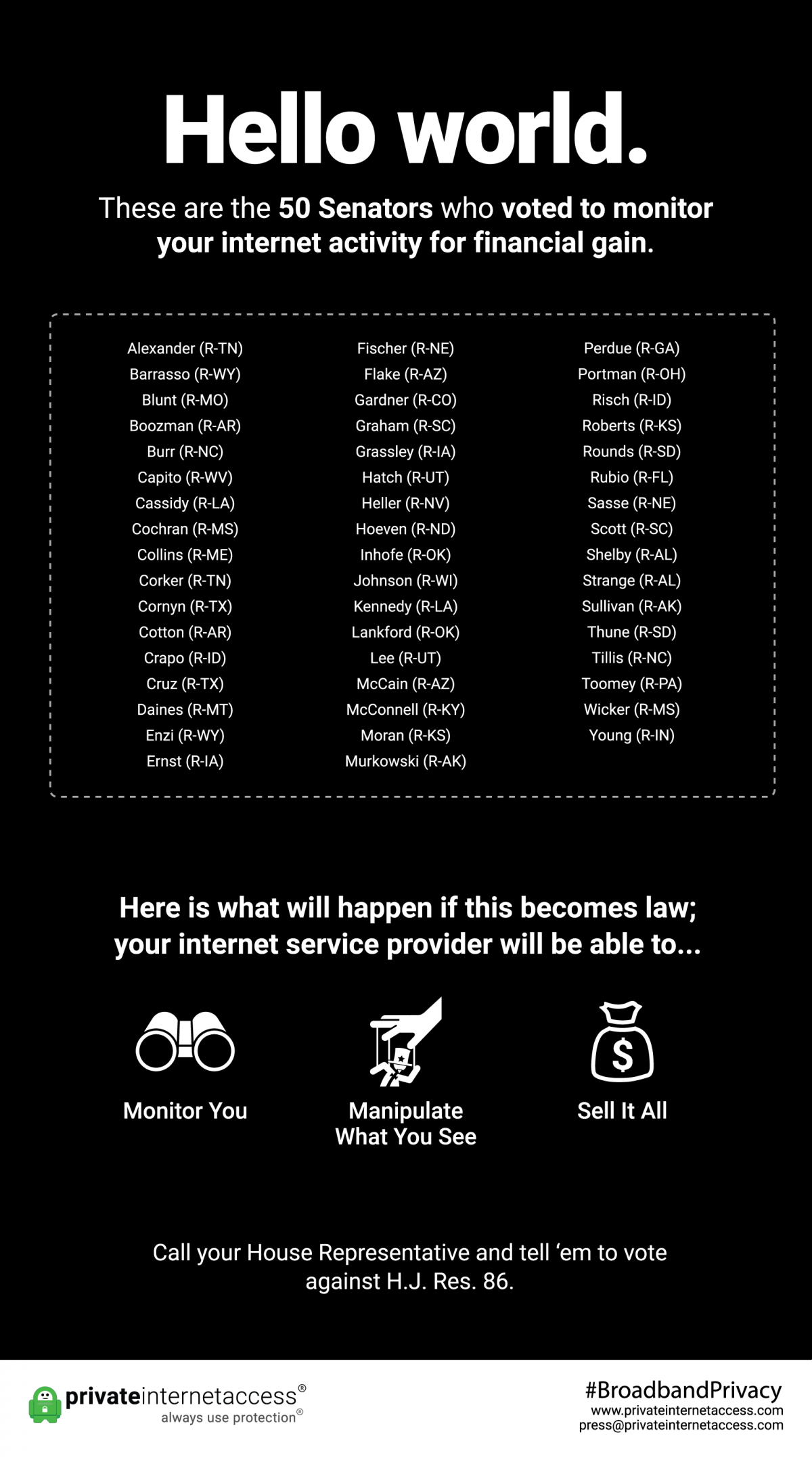 Today Is Congress s Final Vote To Get Rid Of Internet Privacy