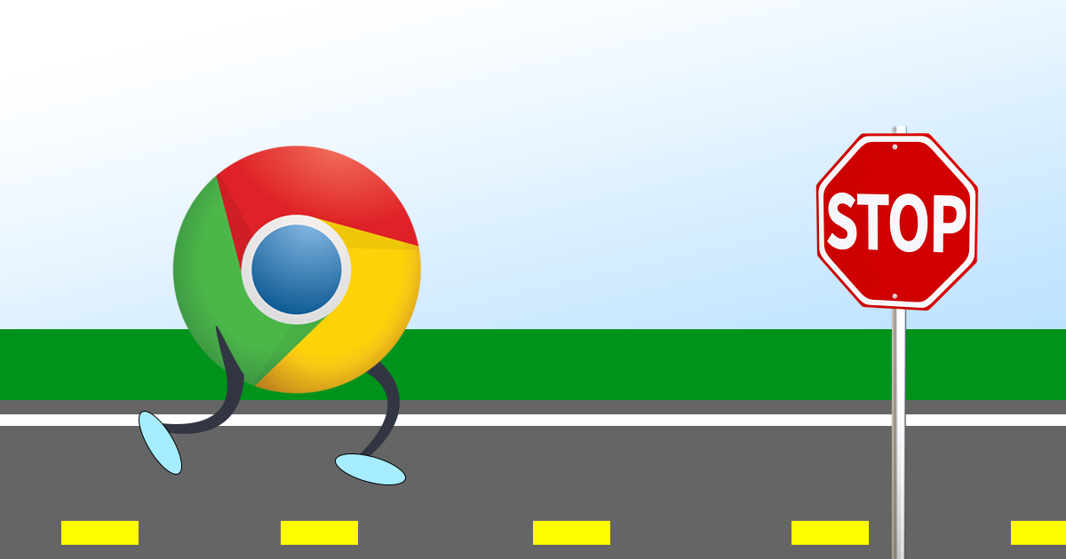 Make Google Chrome stop running in the background