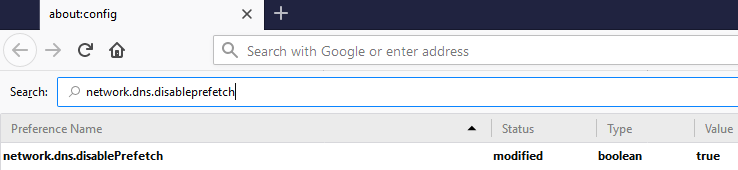 Disable Prefetch to Harden Firefox