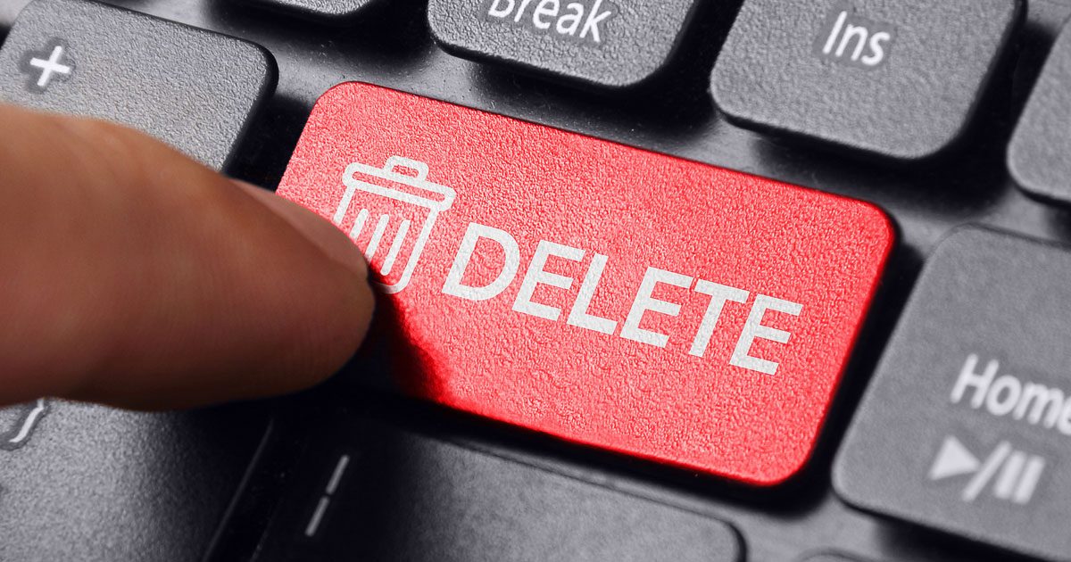 delete facebook