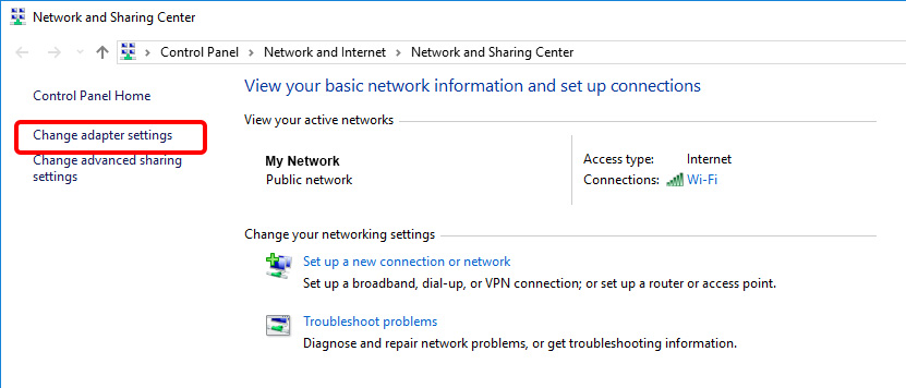 Update DNS settings on Windows 10 - Step 4