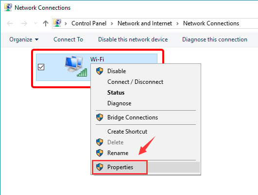 Update DNS settings on Windows 10 - Step 5