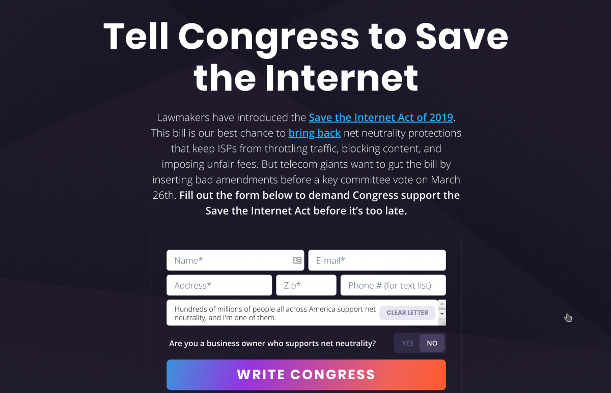 save the internet act of 2019