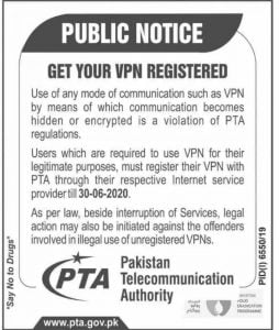 get-your-vpn-registered-notice-pakistan-telecommunication-authority