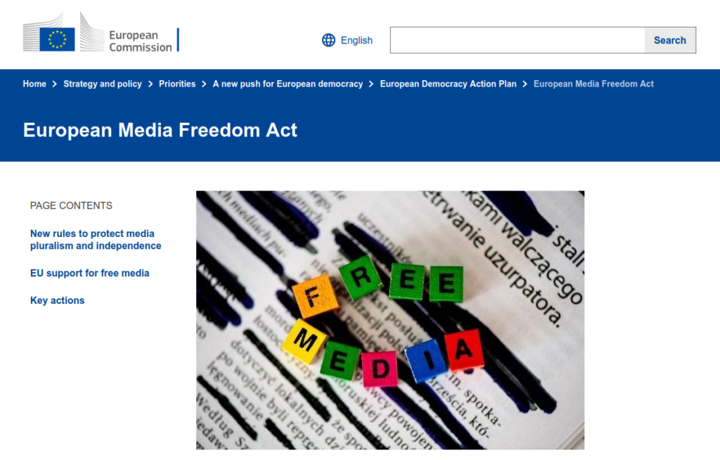 Will the New European Media Freedom Act Mean Freedom to Spy on ...