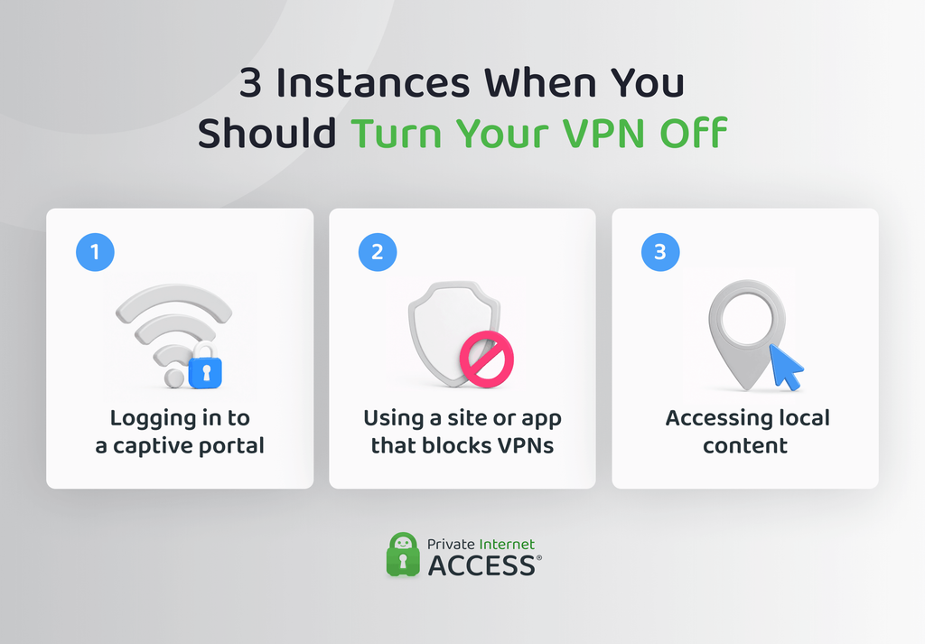 3 reasons to turn your VPN off